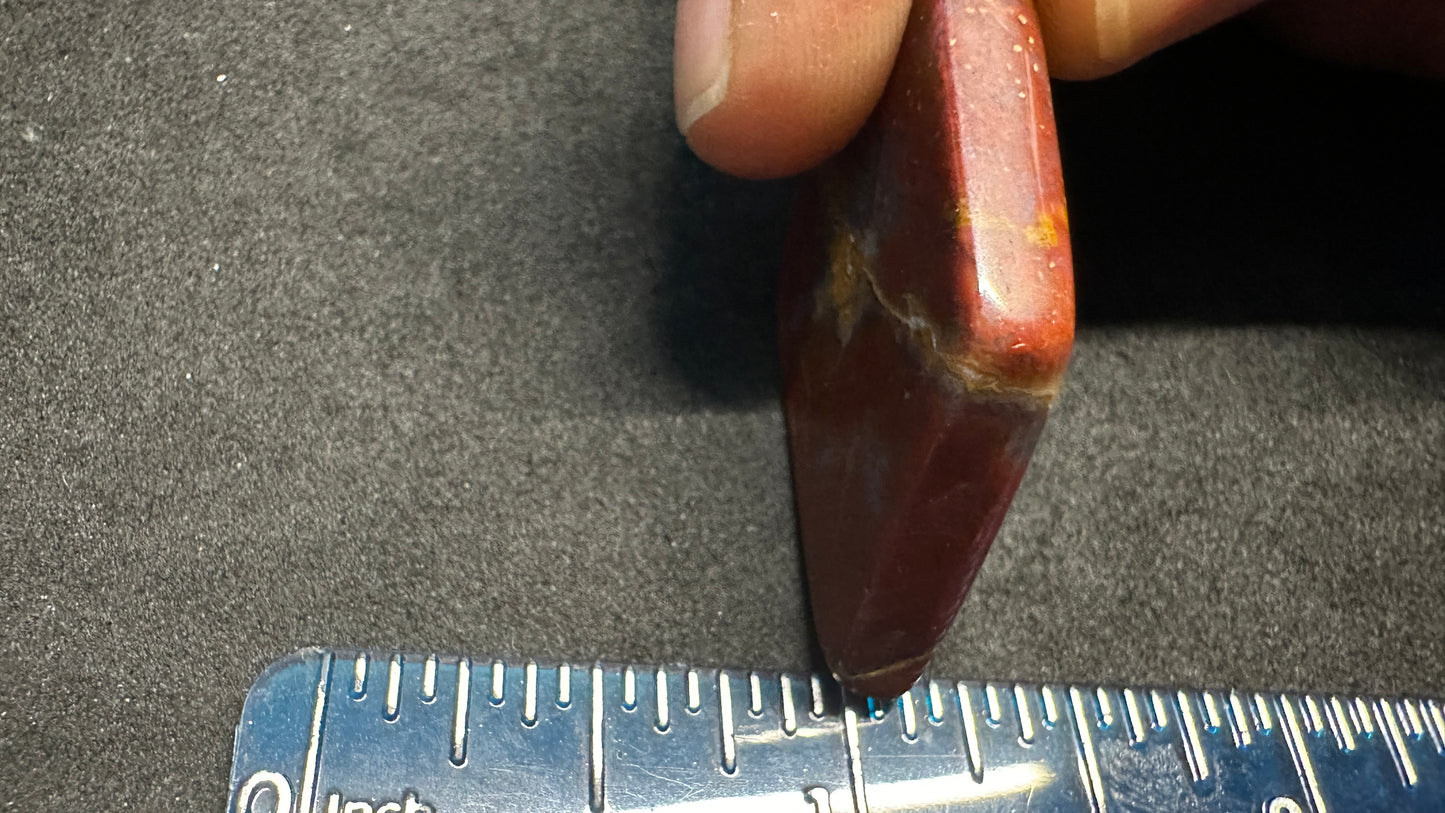 Red Jasper Diamond Shaped Cab