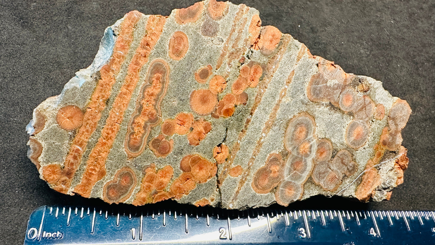 Light Matrix Peanut Obsidian Slab
