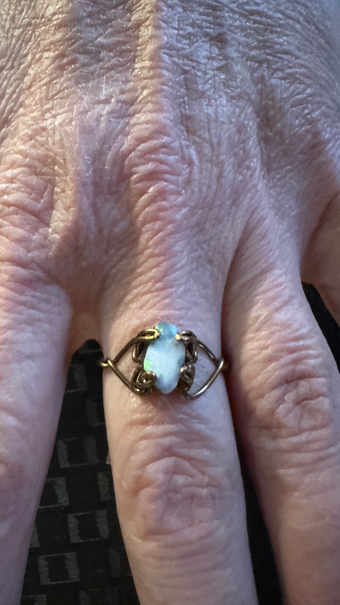 Opal Doublet Ring, Size 8