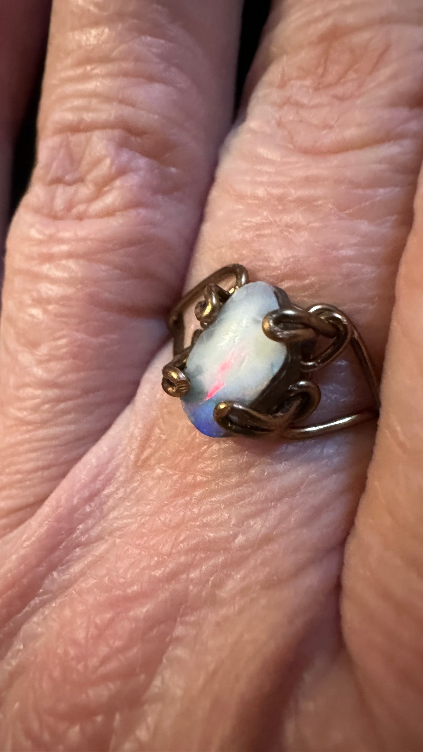 Opal Doublet Ring, Size 8