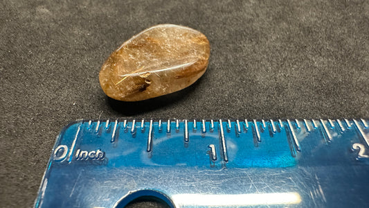 Rutilated Quartz Teardrop Cab