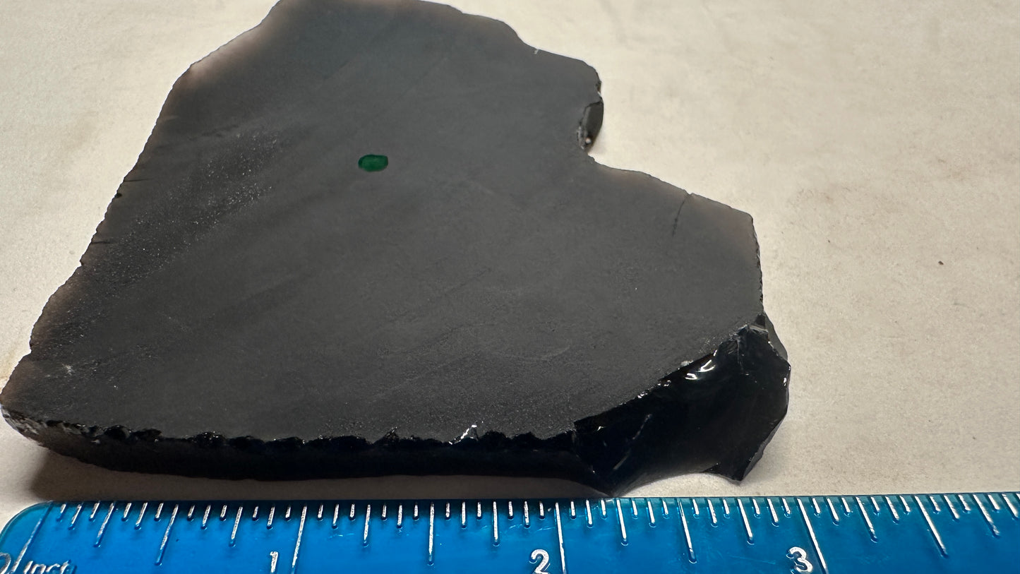 Small Backing Obsidian