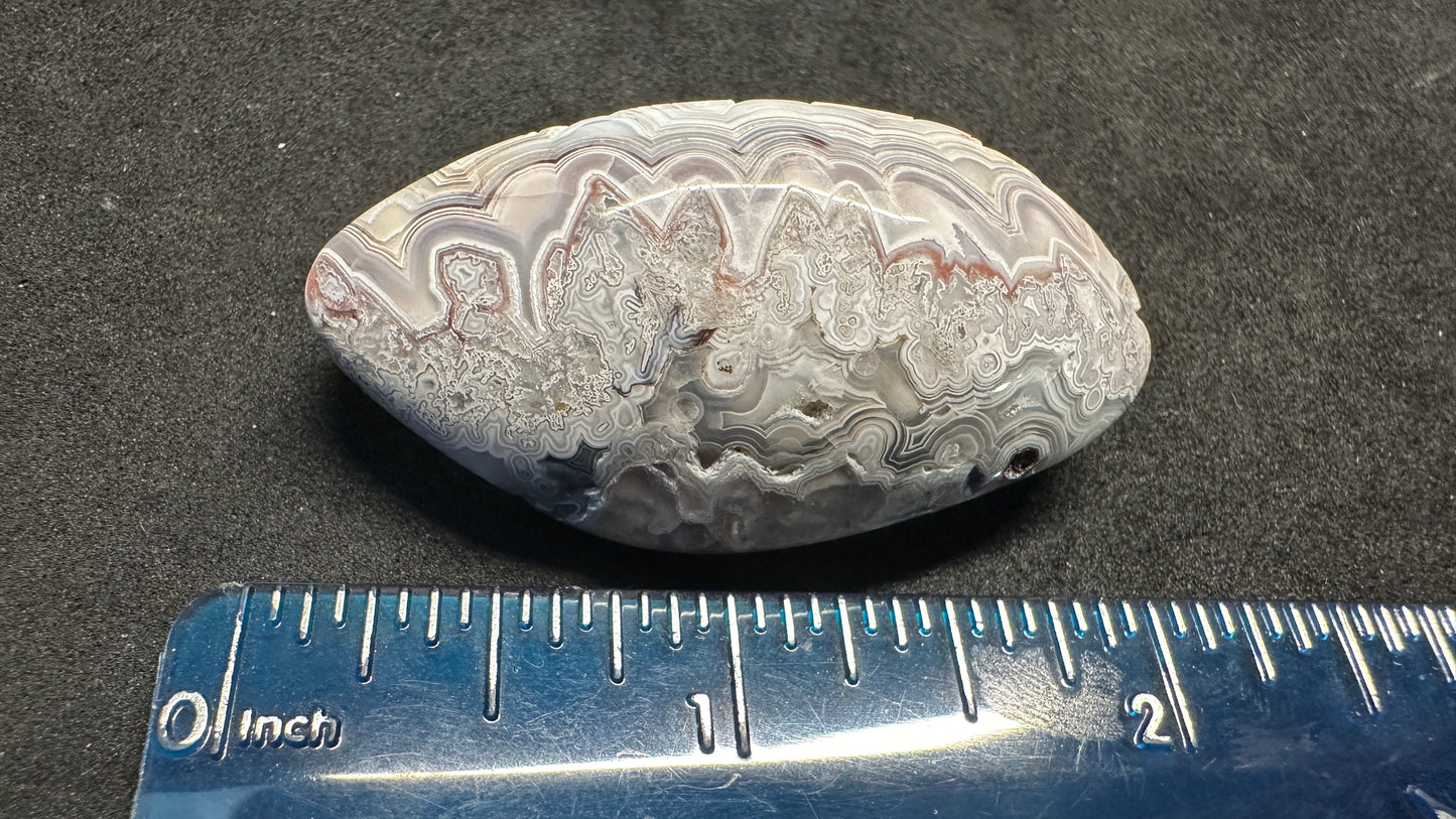 Pretty Lace Agate Cab