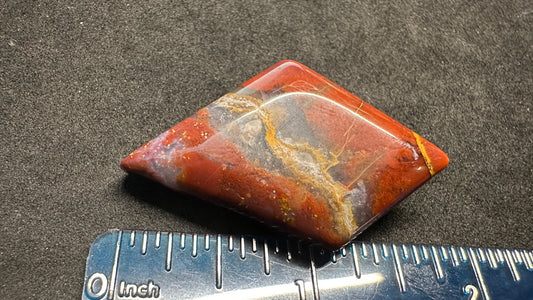 Red Jasper Diamond Shaped Cab