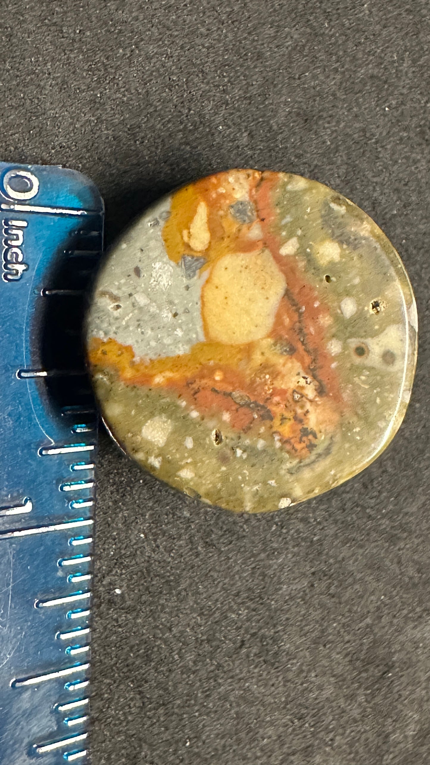 Stellar Round Jasper Cab