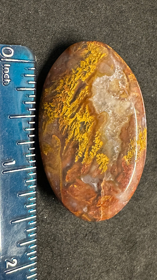 Plume Jasp-Agate Oval Cab
