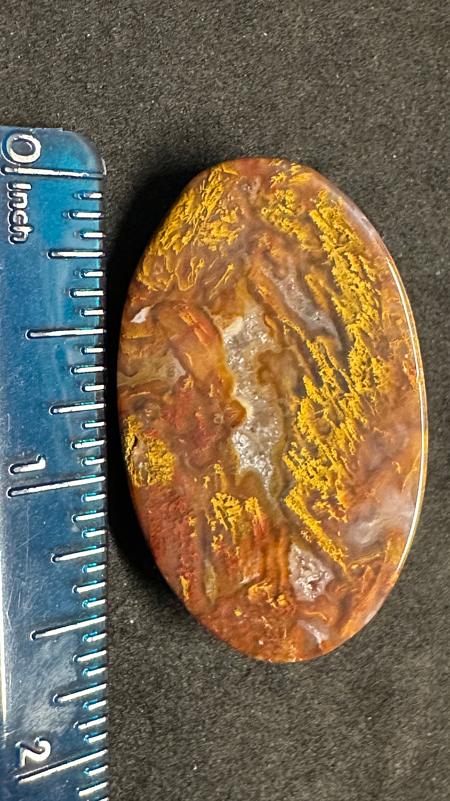 Plume Jasp-Agate Oval Cab