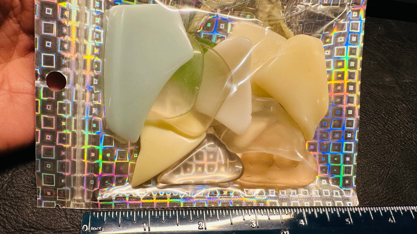 Antique Glass Tumbles For Jewelery or Craft