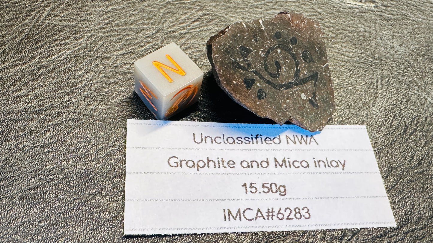 Meteorite with Tirbal Tattoo Style Inlay