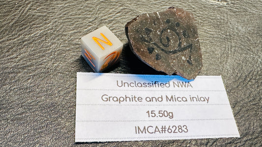 Meteorite with Tirbal Tattoo Style Inlay