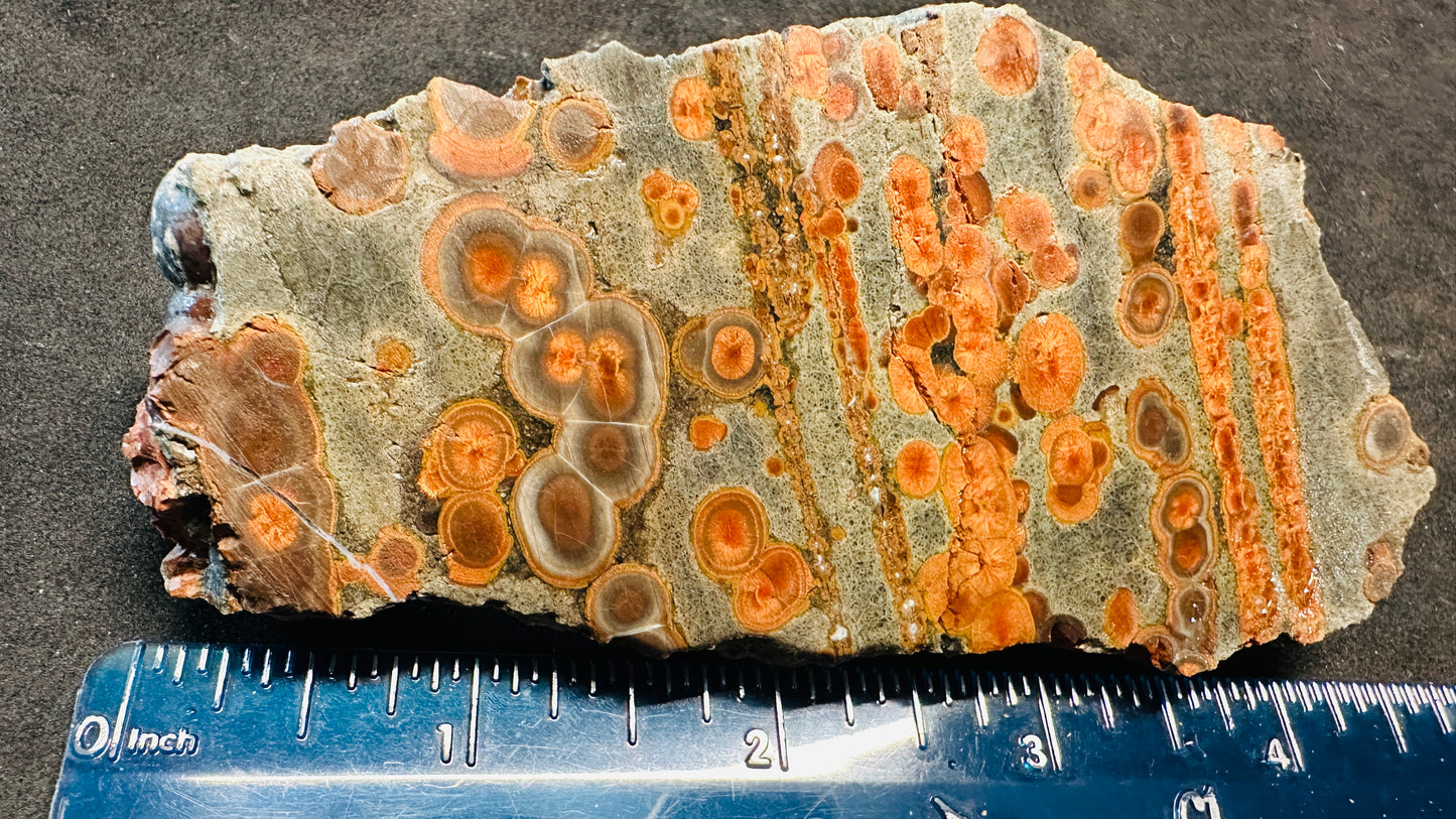 Light Matrix Peanut Obsidian Slab