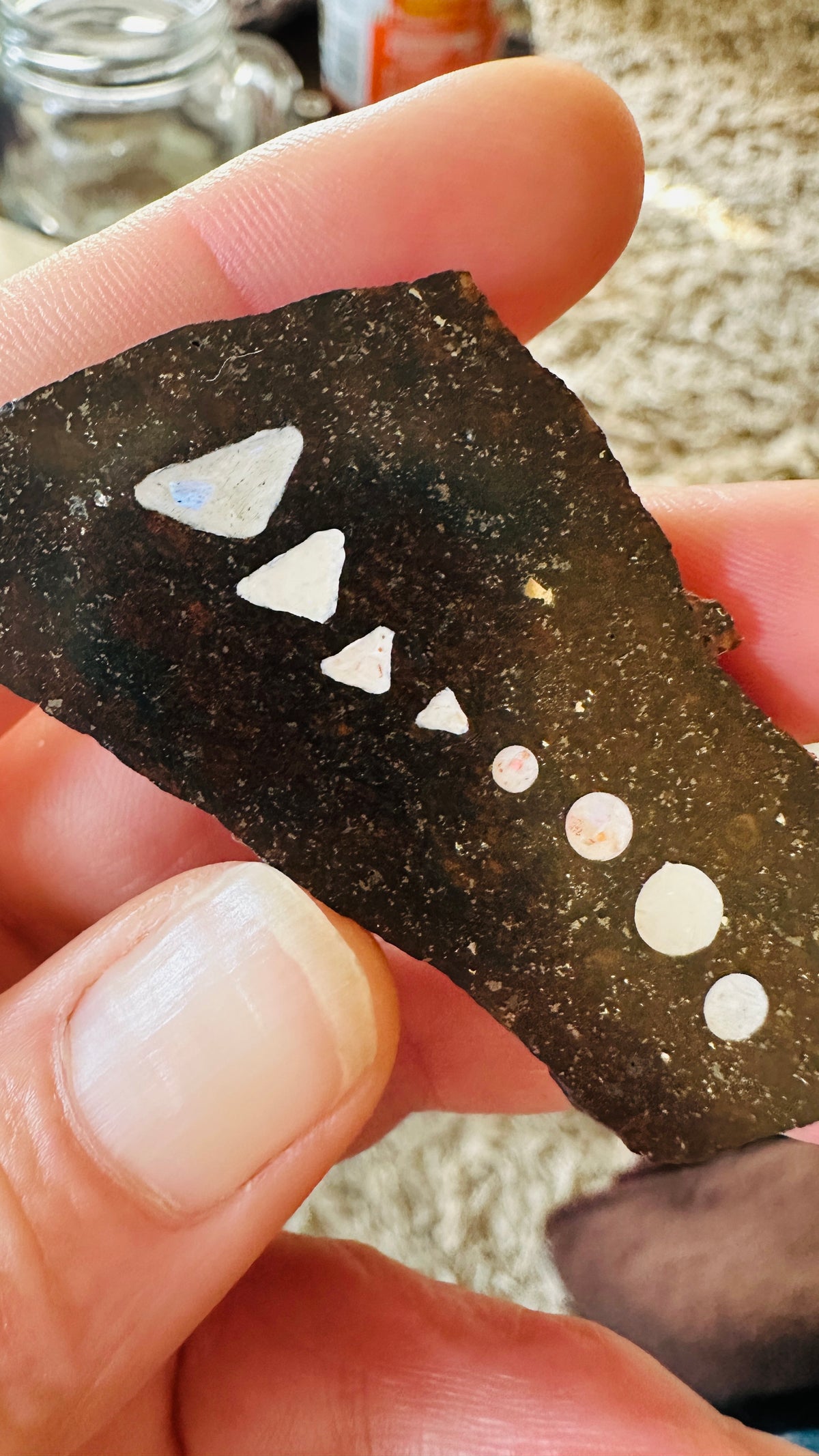 Get Flashed Ombre' Inlay Meteorite Display Piece