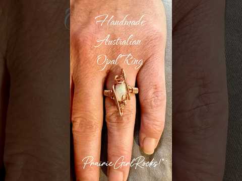 Mystical Australian Opal Ring size 6